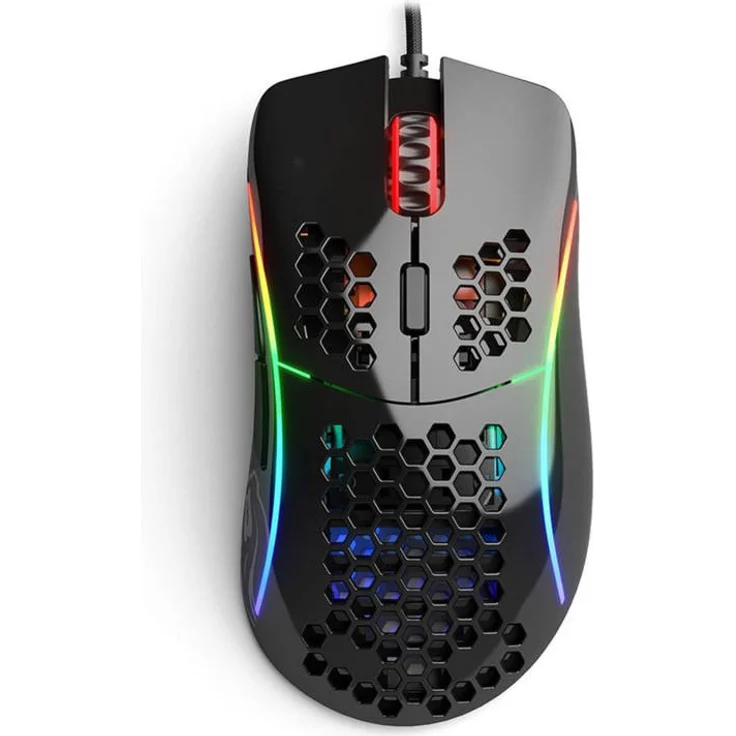 Glorious PC Gaming Race Model D- Gaming-Maus mit Kabel, Schwarz Glänzend – Bild 2