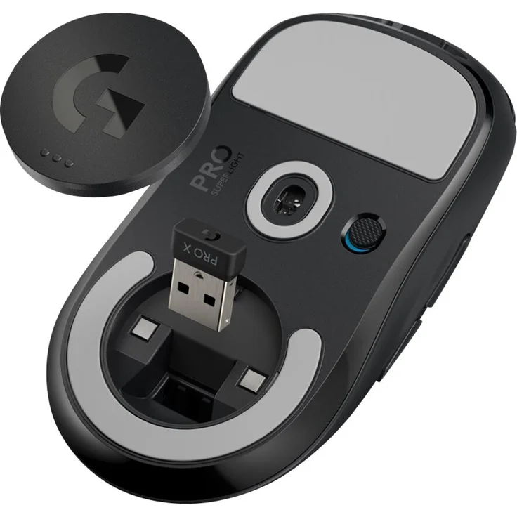 Logitech Gaming PRO X SUPERLIGHT Gaming-Maus, schwarz, HERO-Sensor – Bild 7