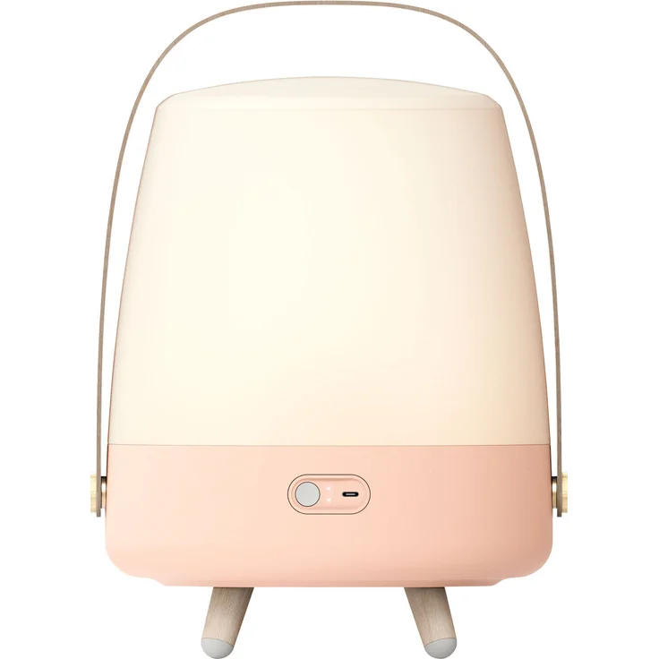Kooduu Lite-up Play Light Rose LED Standleuchte Dimmbar Kabelloser Bluetooth-Lautsprecher koppelbar, rosa – Bild 2
