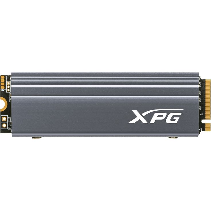 ADATA XPG GAMMIX S70 - Solid-State-Disk - 2 TB - intern - M.2 2280 - PCI Express 4.0 x4 (NVMe) - 256-Bit-AES - integrierter Kühlkörper (AGAMMIXS70-2T-C)