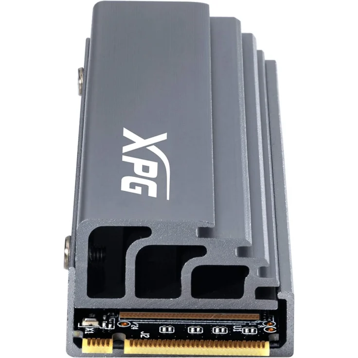 ADATA XPG GAMMIX S70 - Solid-State-Disk - 2 TB - intern - M.2 2280 - PCI Express 4.0 x4 (NVMe) - 256-Bit-AES - integrierter Kühlkörper (AGAMMIXS70-2T-C) – Bild 5