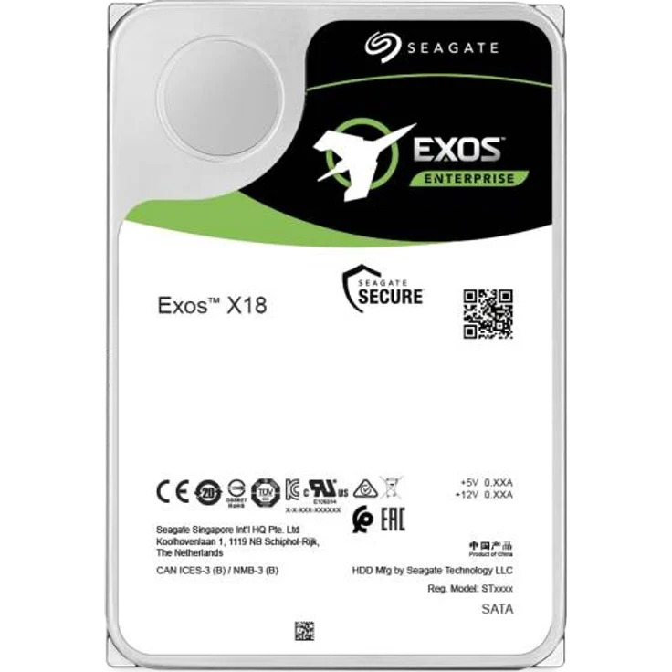Seagate Exos X18 ST16000NM000J - Festplatte - 16 TB - intern - SATA 6Gb/s - 7200 rpm - Puffer: 256 MB (ST16000NM000J) – Bild 4