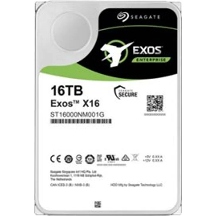 Seagate Exos X18 ST16000NM000J - Festplatte - 16 TB - intern - SATA 6Gb/s - 7200 rpm - Puffer: 256 MB (ST16000NM000J) – Bild 7