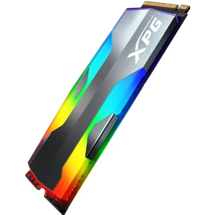 ADATA XPG Spectrix S20G RGB - Solid-State-Disk - 1 TB - intern - M.2 2280 - PCI Express 3.0 x4 (NVMe) - 256-Bit-AES - integrierter Kühlkörper (ASPECTRIXS20G-1T-C) – Bild 6