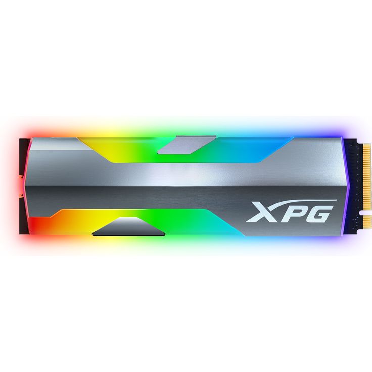 ADATA XPG Spectrix S20G RGB - Solid-State-Disk - 1 TB - intern - M.2 2280 - PCI Express 3.0 x4 (NVMe) - 256-Bit-AES - integrierter Kühlkörper (ASPECTRIXS20G-1T-C) – Bild 3