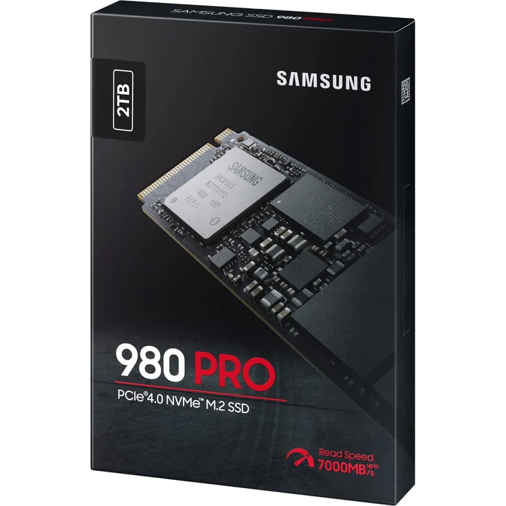 Samsung 980 PRO MZ-V8P2T0BW - Solid-State-Disk - verschlüsselt - 2 TB - intern - M.2 2280 - PCI Express 4.0 x4 (NVMe) - Puffer: 2 GB - 256-Bit-AES - TCG Opal Encryption (MZ-V8P2T0BW) – Bild 8