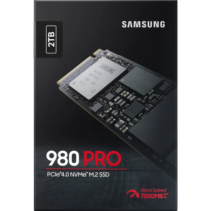 Samsung 980 PRO MZ-V8P2T0BW - Solid-State-Disk - verschlüsselt - 2 TB - intern - M.2 2280 - PCI Express 4.0 x4 (NVMe) - Puffer: 2 GB - 256-Bit-AES - TCG Opal Encryption (MZ-V8P2T0BW) – Bild 9