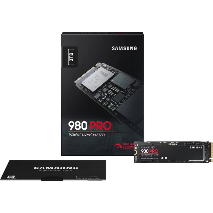 Samsung 980 PRO MZ-V8P2T0BW - Solid-State-Disk - verschlüsselt - 2 TB - intern - M.2 2280 - PCI Express 4.0 x4 (NVMe) - Puffer: 2 GB - 256-Bit-AES - TCG Opal Encryption (MZ-V8P2T0BW) – Bild 7