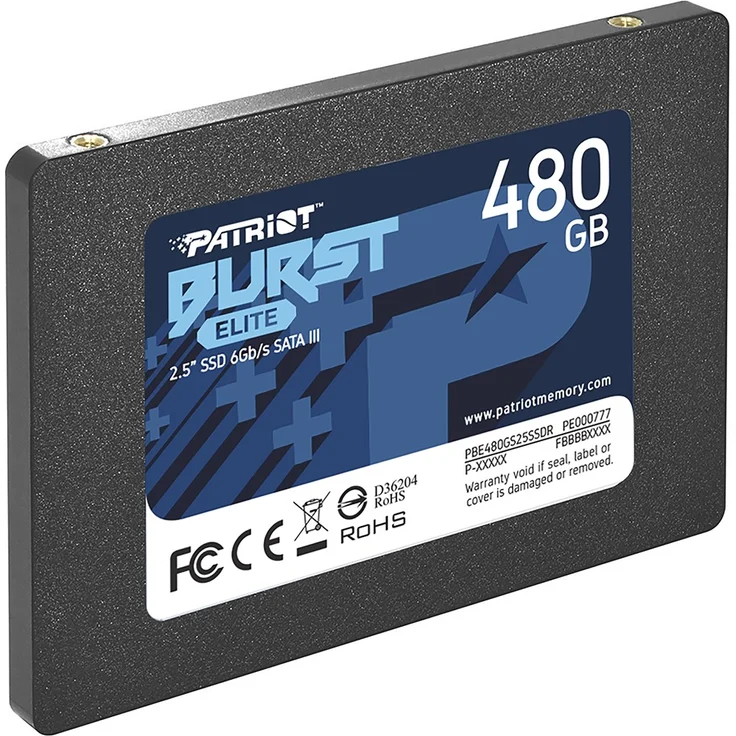 Patriot Burst Elite - Solid-State-Disk - 480 GB - intern - 2.5 Zoll (6.4 cm) - SATA 6Gb/s (PBE480GS25SSDR) – Bild 4