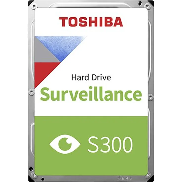 Toshiba S300 Surveillance - Festplatte - 4TB - intern - 3.5 Zoll (8,9 cm) - SATA 6Gb/s - 5400 U/min - Puffer: 128MB (HDWT740UZSVA)