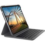 Logitech Slim Folio Pro - Tastatur und Foliohülle - hintergrundbeleuchtet - kabellos - Bluetooth LE - QWERTY - Italienisch - für Apple 11-inch iPad Pro (1. Generation, 2. Generation) (920-009686)