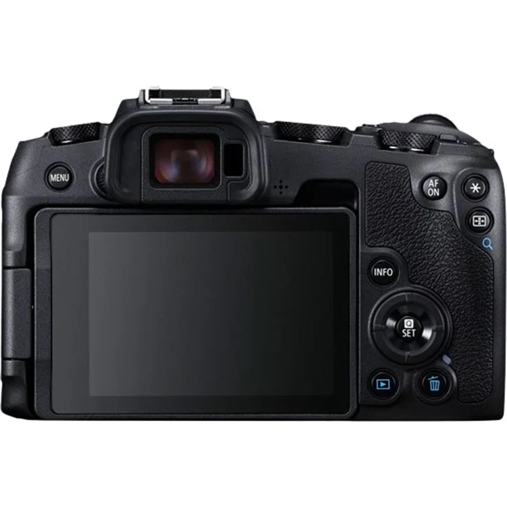 Canon EOS RP Systemkamera - Gehäuse (26,2 MP, 7,5 cm (3 Zoll) Clear View LCD II Display, Digic 8, 4K Video, WLAN, Bluetooth, mit Vollformat-Sensor) schwarz – Bild 2