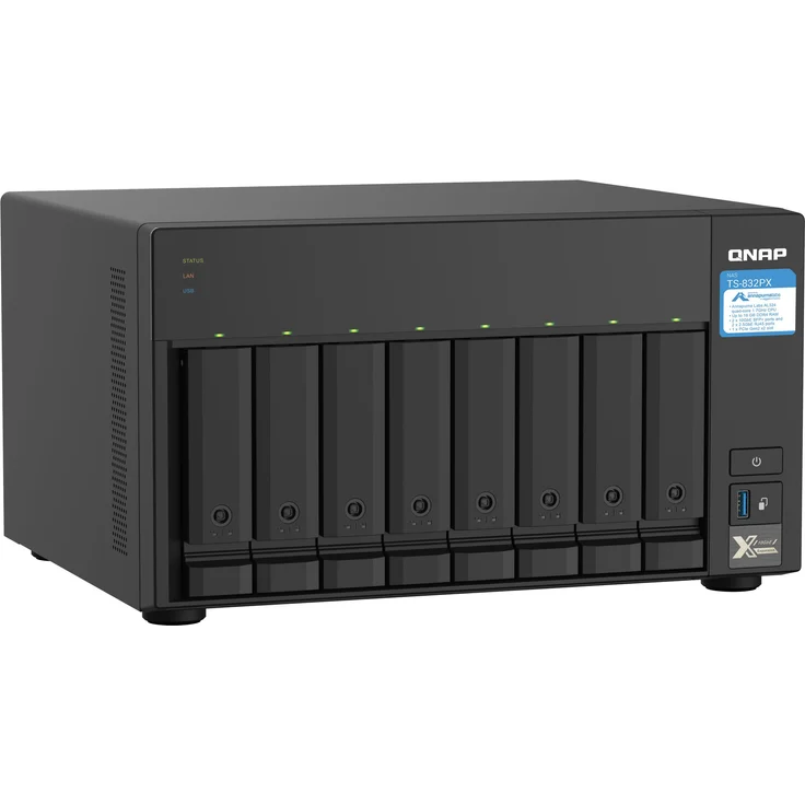 QNAP NAS TS-832PX-4G 8bay DESKTOP – Bild 4