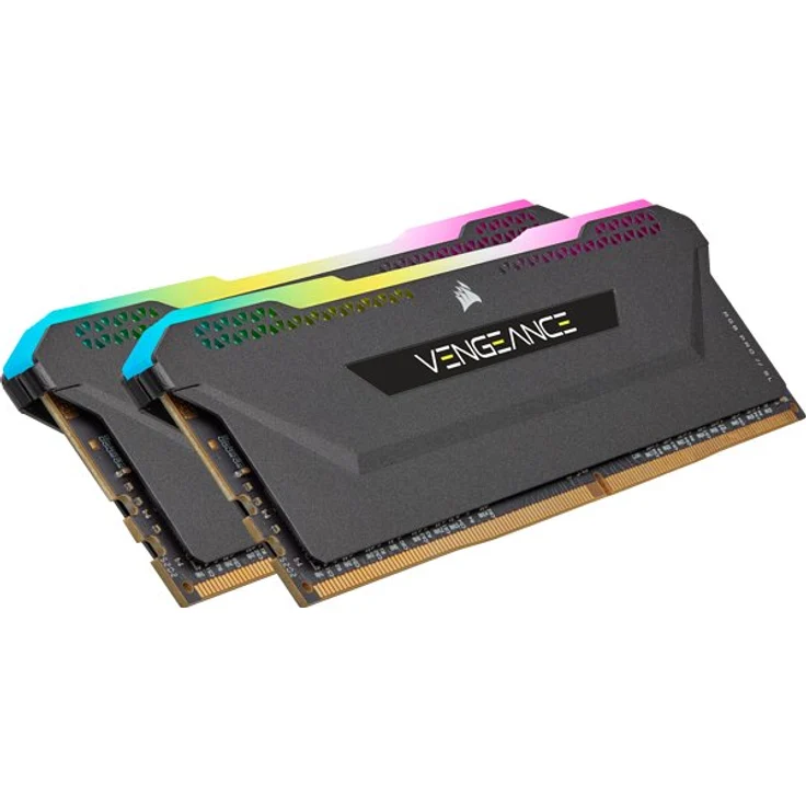 DDR4 16GB PC 3200 CL16 CORSAIR KIT (2x8GB) Vengeance RGB – Bild 2