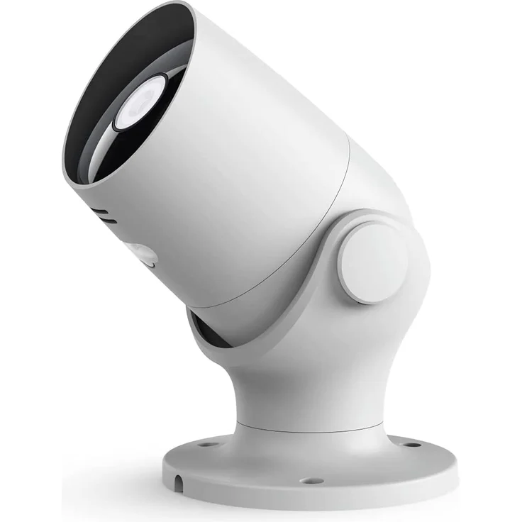 Hama 00176576 Überwachungskamera WLAN, WLAN Kamera für außen, Outdoor-Kamera mit Sprach- und App-Steuerung, wetterfeste Außenkamera mit Bewegungsmelder, Nachtsicht, 2-Wege-Audio, Aufzeichnung, 1080p, weiß – Bild 1