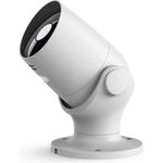 Hama 00176576 Überwachungskamera WLAN, WLAN Kamera für außen, Outdoor-Kamera mit Sprach- und App-Steuerung, wetterfeste Außenkamera mit Bewegungsmelder, Nachtsicht, 2-Wege-Audio, Aufzeichnung, 1080p, weiß