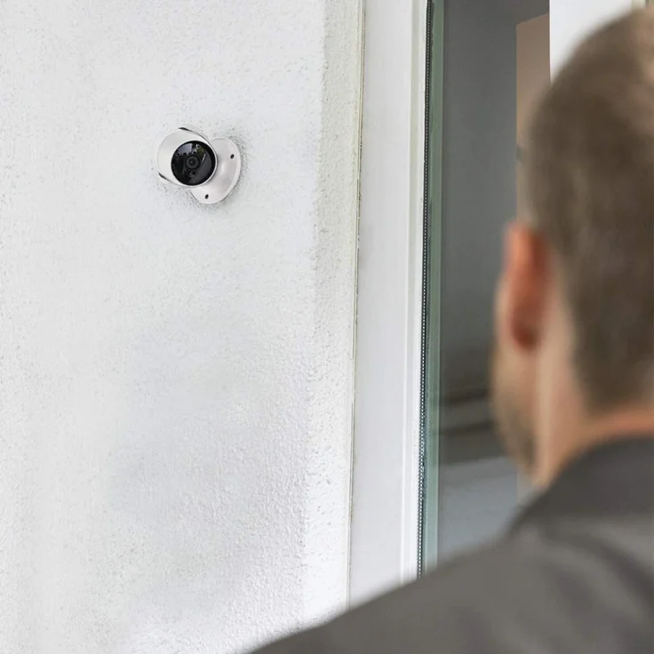 Hama 00176576 Überwachungskamera WLAN, WLAN Kamera für außen, Outdoor-Kamera mit Sprach- und App-Steuerung, wetterfeste Außenkamera mit Bewegungsmelder, Nachtsicht, 2-Wege-Audio, Aufzeichnung, 1080p, weiß – Bild 14