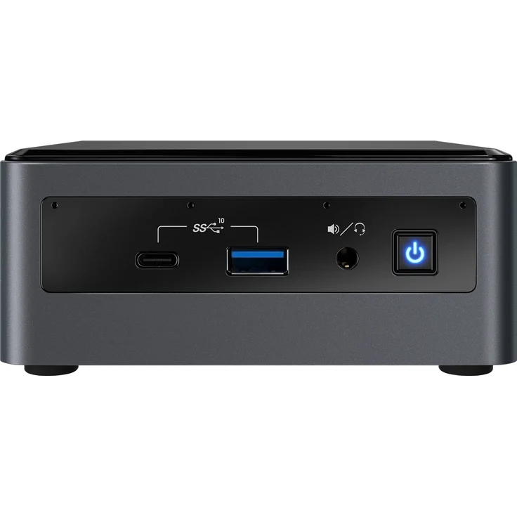 Intel Next Unit of Computing Kit 10 Performance - NUC10i7FNHN - Barebone - Mini-PC - 1 x Core i7 10710U - 1.1 GHz - RAM 0 GB - UHD Graphics - GigE - WLAN: Bluetooth 5.0, 802.11a-b-g-n-ac-ax – Bild 4