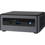 Intel Next Unit of Computing Kit 10 Performance - NUC10i7FNHN - Barebone - Mini-PC - 1 x Core i7 10710U - 1.1 GHz - RAM 0 GB - UHD Graphics - GigE - WLAN: Bluetooth 5.0, 802.11a-b-g-n-ac-ax