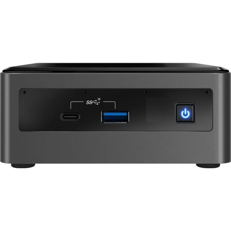 Intel Next Unit of Computing Kit 10 Performance - NUC10i7FNHN - Barebone - Mini-PC - 1 x Core i7 10710U - 1.1 GHz - RAM 0 GB - UHD Graphics - GigE - WLAN: Bluetooth 5.0, 802.11a-b-g-n-ac-ax – Bild 2