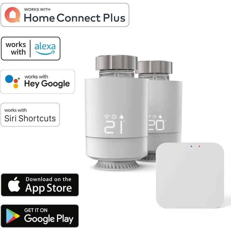 Hama 00176593 Smartes Heizkörperthermostat, Starter-Set 2 St. mit Hub, Heizungssteuerung WLAN, Smart Home Heizungsregler für alle Ventile, programmierbarer Heizungsthermostat, heizen per App und Energie sparen – Bild 12