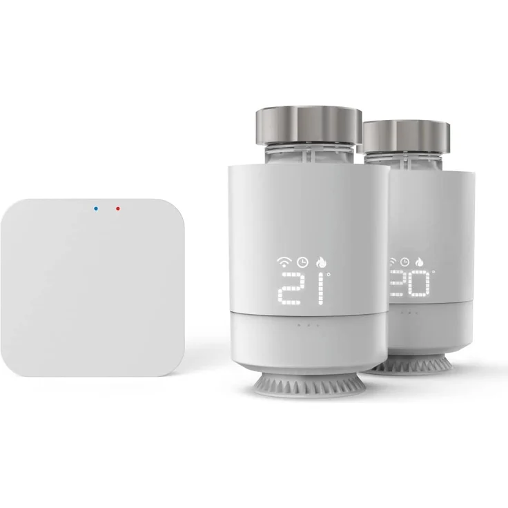 Hama 00176593 Smartes Heizkörperthermostat, Starter-Set 2 St. mit Hub, Heizungssteuerung WLAN, Smart Home Heizungsregler für alle Ventile, programmierbarer Heizungsthermostat, heizen per App und Energie sparen – Bild 3
