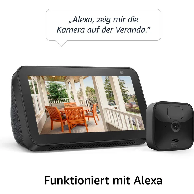 Blink Outdoor – kabellose, witterungsbeständige HD-Sicherheitskamera mit zwei Jahren Batterielaufzeit und Bewegungserfassung, funktioniert mit Amazon Alexa, 4 Kameras, schwarz (B086DK9QWH) – Bild 4