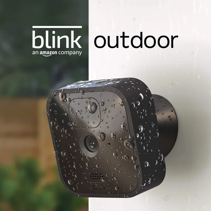 Blink Outdoor – kabellose, witterungsbeständige HD-Sicherheitskamera mit zwei Jahren Batterielaufzeit und Bewegungserfassung, funktioniert mit Amazon Alexa, 4 Kameras, schwarz (B086DK9QWH) – Bild 2