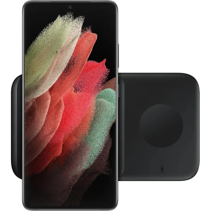 Samsung Wireless Charger Duo EP-P4300BBEGEU ohne Ladegerät, schwarz – Bild 3
