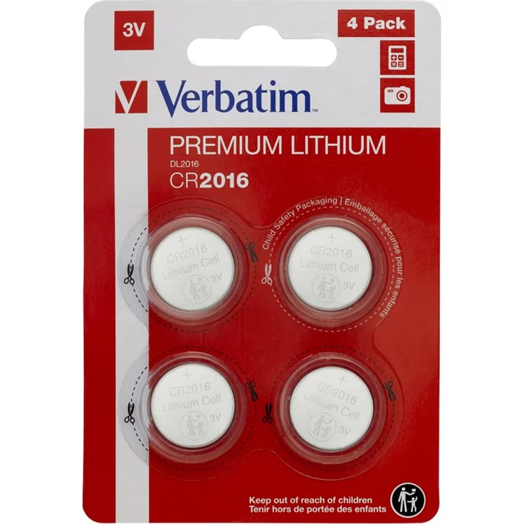 Verbatim - Batterie 4 x CR2016 - Li – Bild 3