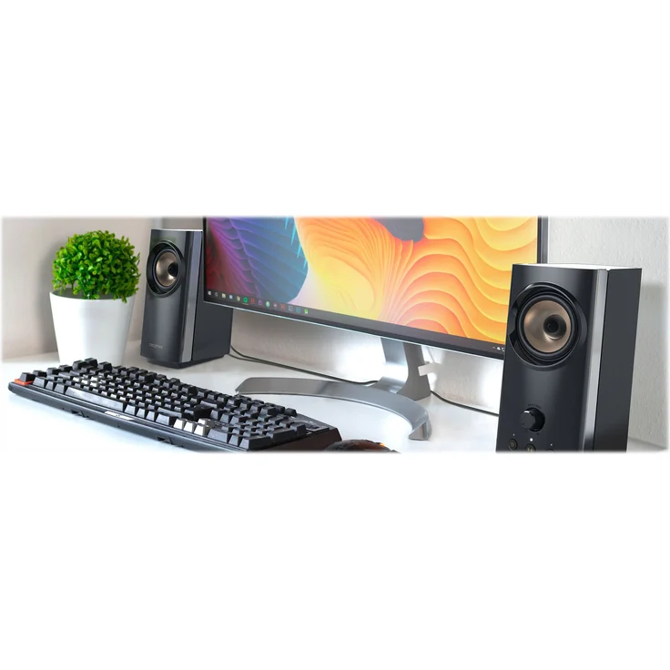 Creative T60 Lautsprecher, schwarz – Bild 8