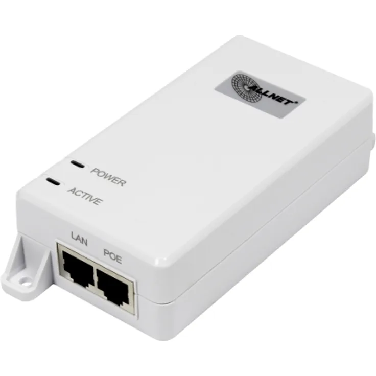 ALLNET PoE Injektor Gigabit PoE & PoE+ (15,4W-30W) - Kunststoffgehäuse - ''ALL0488v6''