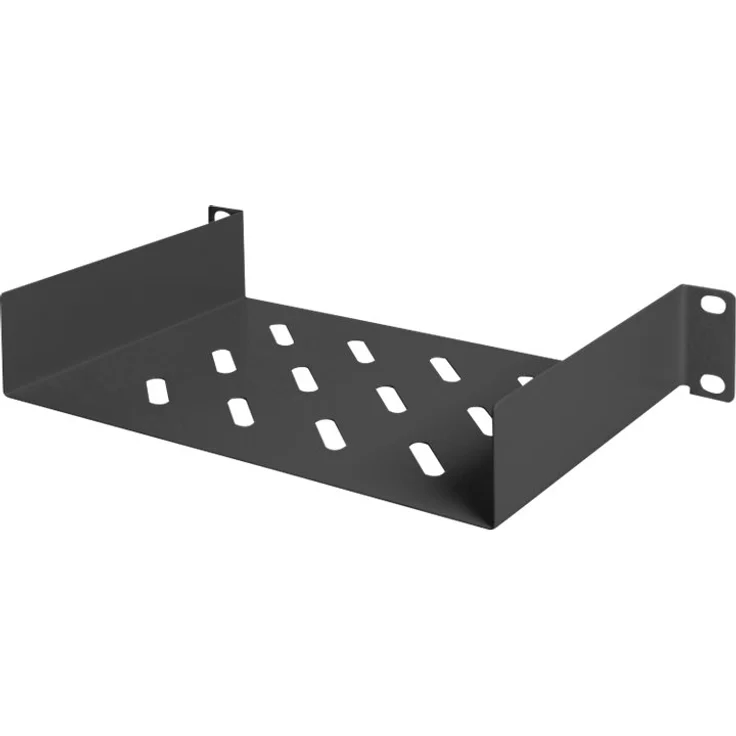 DIGITUS 254 mm (10'') 1HE Fachboden, festeinbau, schwarz - Preisvergleich – Bild 6
