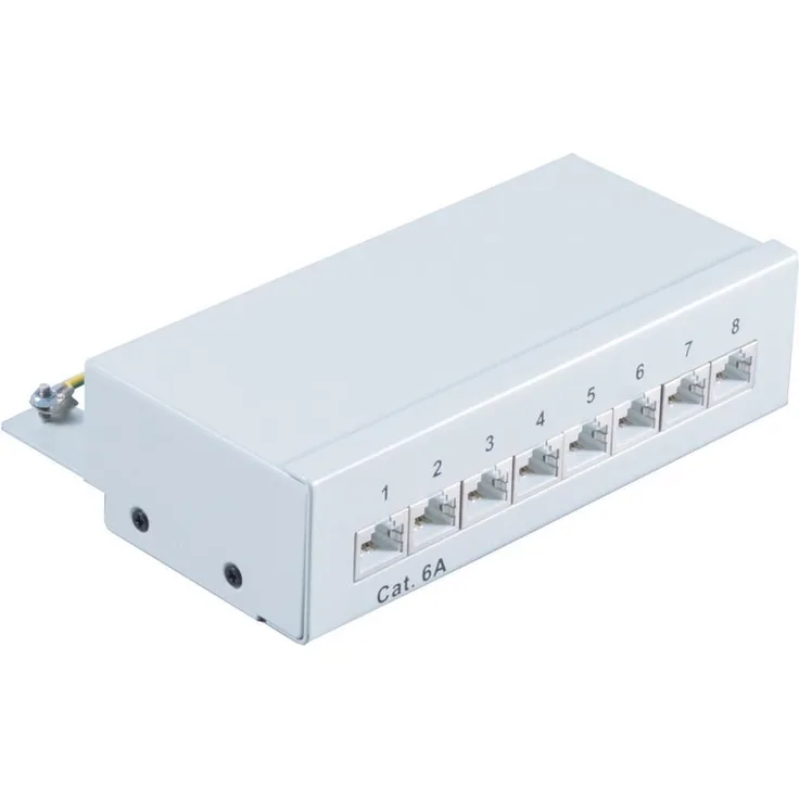 SHVP BS75075 - Patchpanel 8-Port Cat.6a 1 HE - Patch-Panel (BS75075)