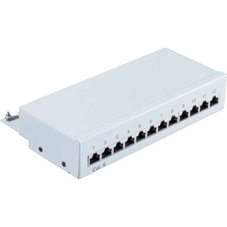 SHVP BS75073 - Patchpanel 12-Port Cat.6 1 HE - Patch-Panel (BS75073)