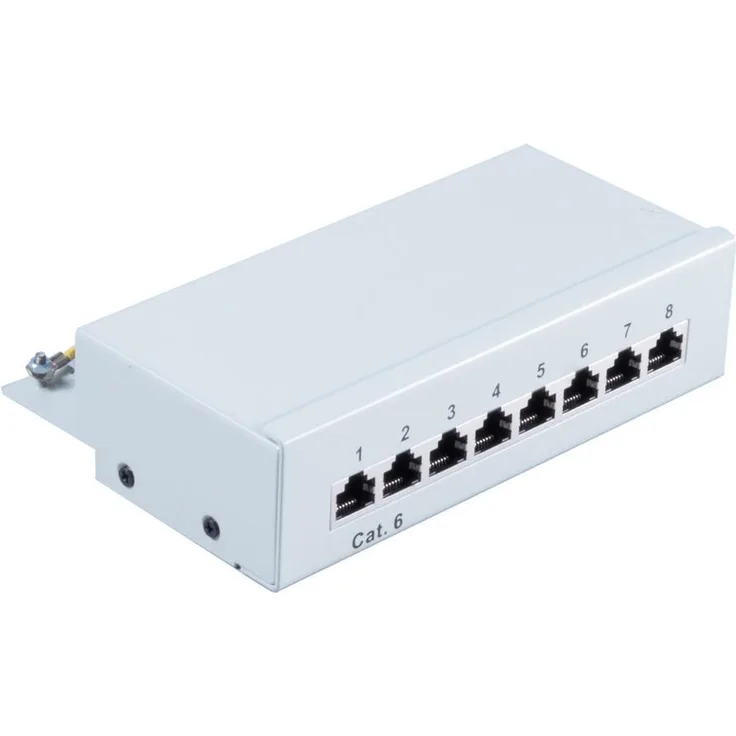 SHVP BS75060 - Patchpanel 8-Port Cat.6 1 HE - Patch-Panel (BS75060)