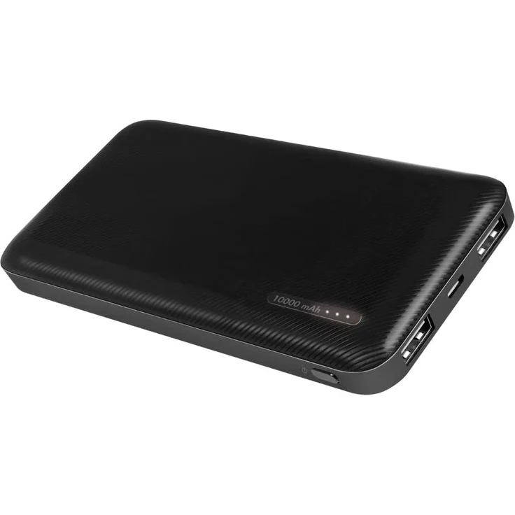 LogiLink PA0257 mobile Powerbank 10000 mAh, Lithium-Polymer, inkl. 2-in-1 Kabel, schwarz – Bild 6