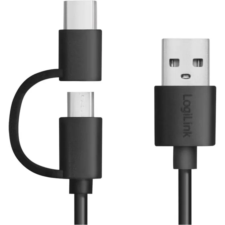 LogiLink PA0257 mobile Powerbank 10000 mAh, Lithium-Polymer, inkl. 2-in-1 Kabel, schwarz – Bild 8