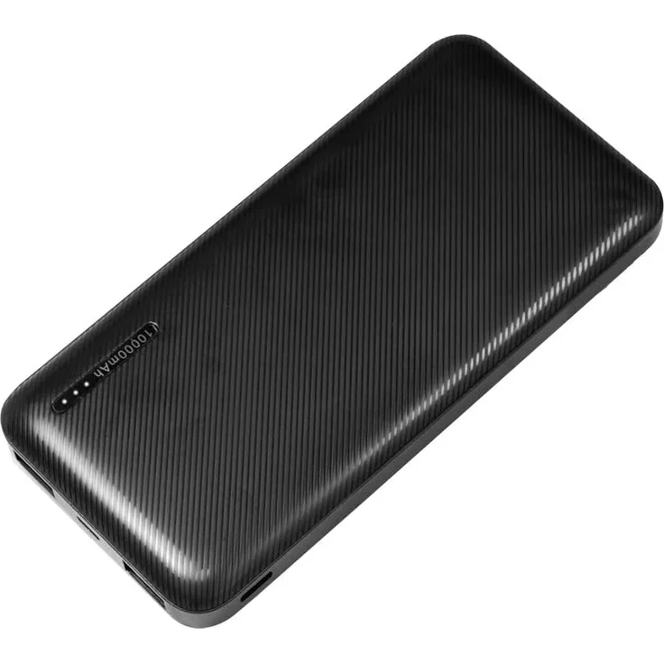 LogiLink PA0257 mobile Powerbank 10000 mAh, Lithium-Polymer, inkl. 2-in-1 Kabel, schwarz – Bild 5