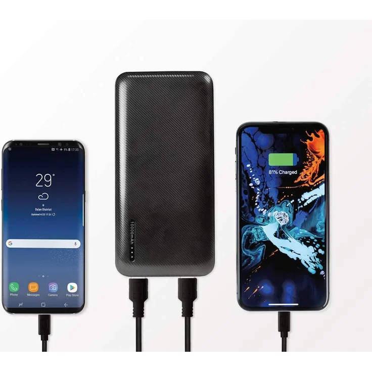 LogiLink PA0257 mobile Powerbank 10000 mAh, Lithium-Polymer, inkl. 2-in-1 Kabel, schwarz – Bild 12
