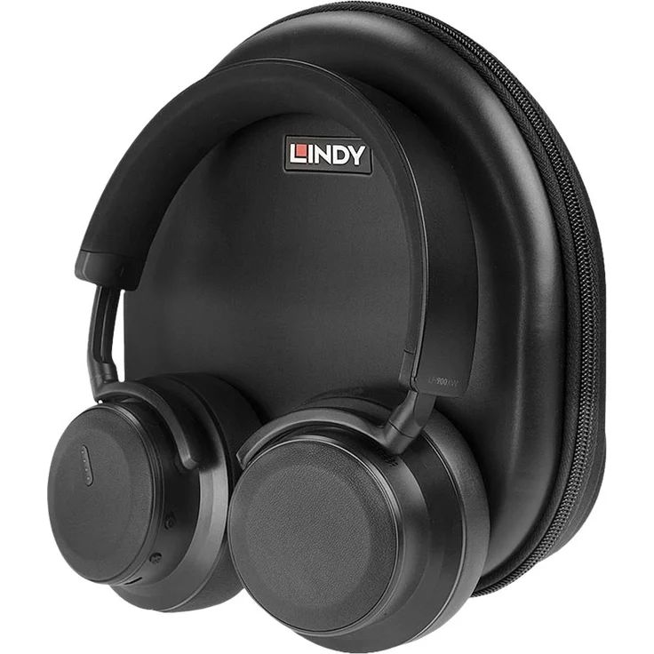 Lindy LH900XW Wireless Active Noise Cancelling Headphone, Over-Ear-Kopfhörer schwarz – Bild 2