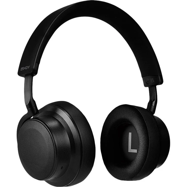 Lindy LH900XW Wireless Active Noise Cancelling Headphone, Over-Ear-Kopfhörer schwarz – Bild 3