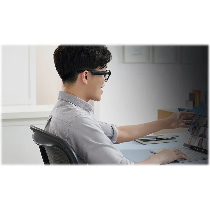 Razer Anzu Smart Glasses (S-M, Rund) Multimedia-Brille, schwarz – Bild 4