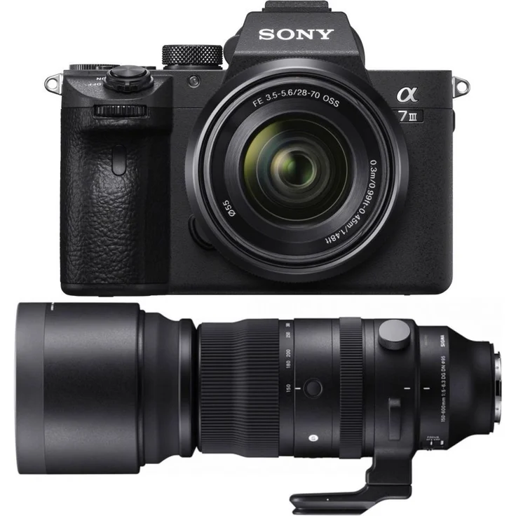 Sony Alpha 7 III Vollformat-Systemkamera + 28-70mm + Sigma 150-600mm f5-6,3 DG DN OS (S) – Bild 2