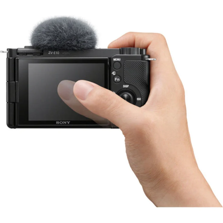 Sony Alpha ZV-E10 Vlog-Systemkamera, Gehäuse (24,3 MP, Video: 4K/60 fps, 425 Fokusmessfelder, Wi-Fi, Bluetooth), schwarz – Bild 4