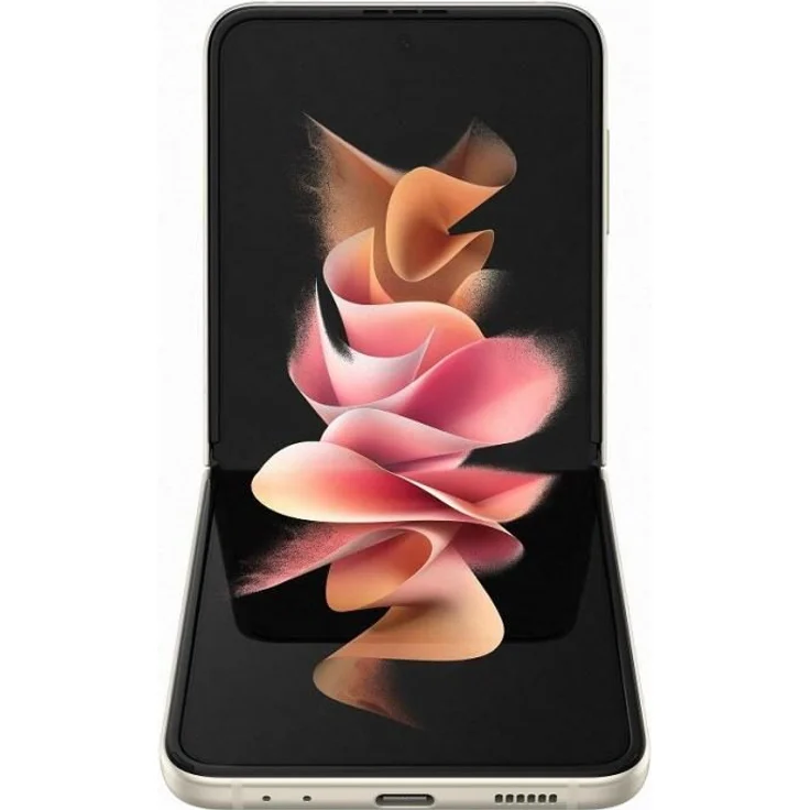 Samsung Galaxy Z Flip 3 5G Smartphone 17,02cm (6,7 Zoll) AMOLED-Display, 128GB interner Speicher, 8GB RAM, Android 11, Phantom Cream – Bild 6
