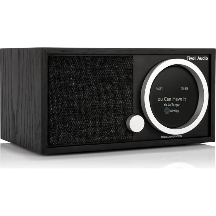 Tivoli Audio Model One Digital + Schwarz-Schwarz Tischradio mit Bluetooth, schwarz – Bild 2