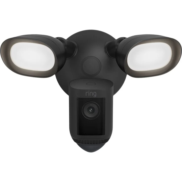 Ring Floodlight Cam Wired Pro, Videoaufnahmen in HDR, 3D-Bewegungserfassung, festverdrahtete Installation, Schwarz – Bild 2