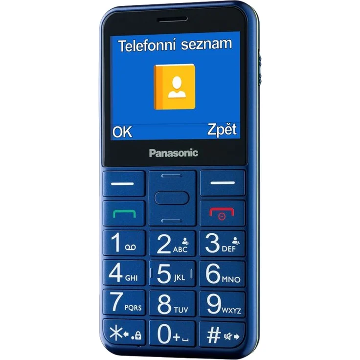 Panasonic KX-TU155 Seniorenhandy 6,1cm (2,4 Zoll) TFT-Display, Blau – Bild 3