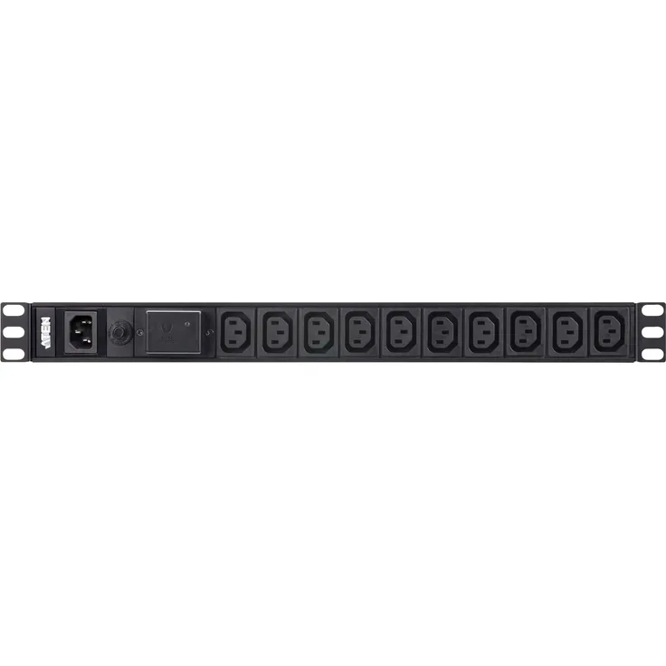 ATEN Basic PDU Series PE0118SG - Stromverteilungseinheit (Rack - einbaufähig) - Wechselstrom 100-240 V - 2400 VA - Eingabe, Eingang IEC 60320 C14 - Ausgangsanschlüsse: 18 (18 x IEC 60320 C13) - 1U - 3.05 m